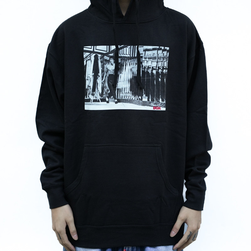 DGK X 李小龙 合作限量款 镜子 纯棉套头连帽卫衣 美国进口现货
