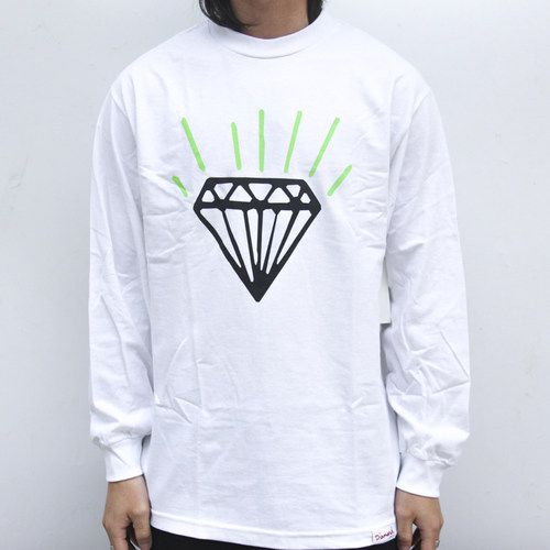 DIAMOND SUPPLY CO.GEM HOL18 LS TEE 纯棉长袖TEE 美国进口现货