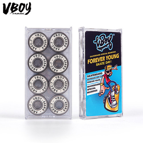 VBOY 广州新晋滑板品牌 双翘板滑板专用轴承 ABEC-7