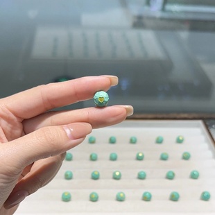 菱镁矿爱心球diy配件手工编织手绳项链文玩佛珠手串配饰品珠