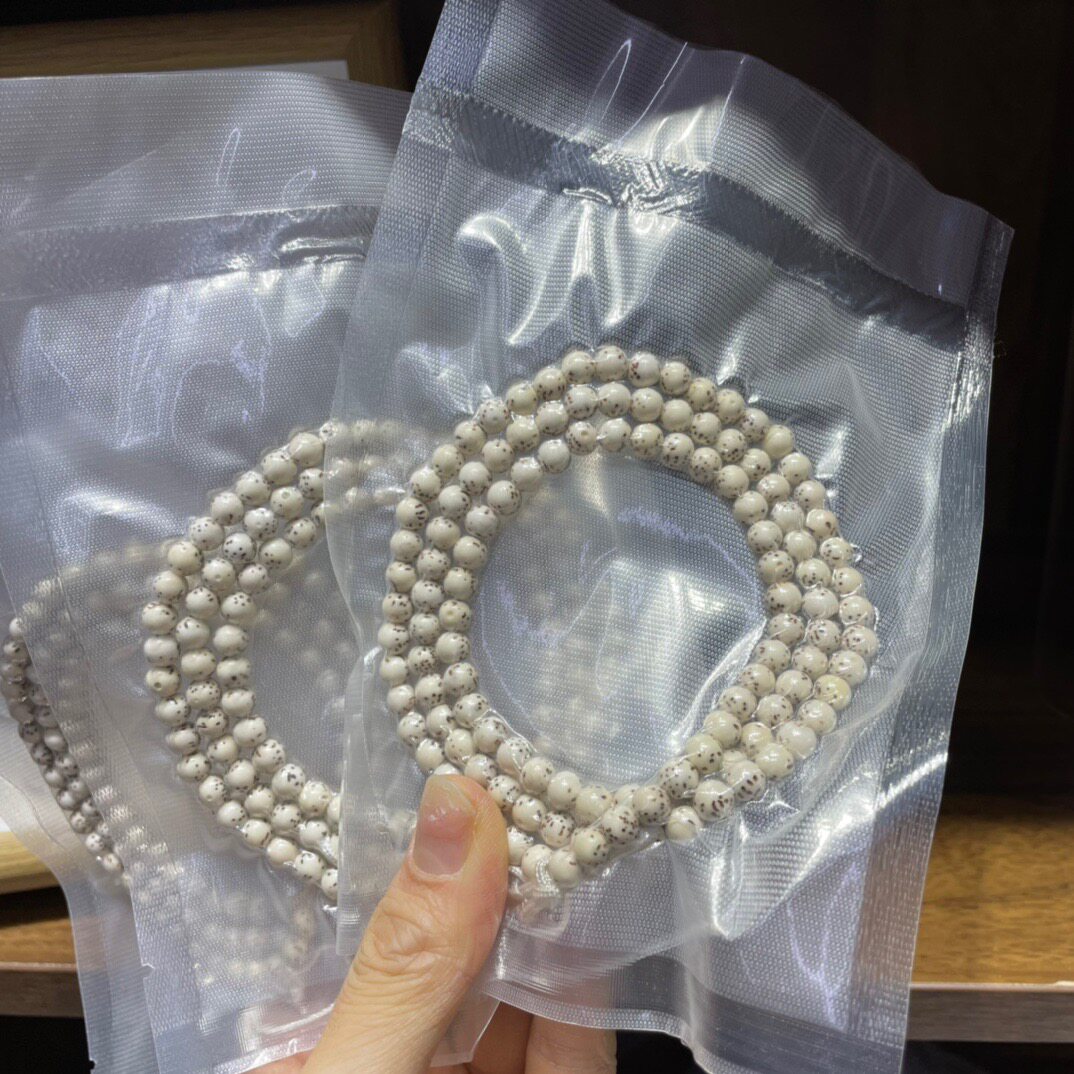 星月菩提多圈圆珠手链项链大留白文玩佛珠项链DIY时尚配饰配件珠图片