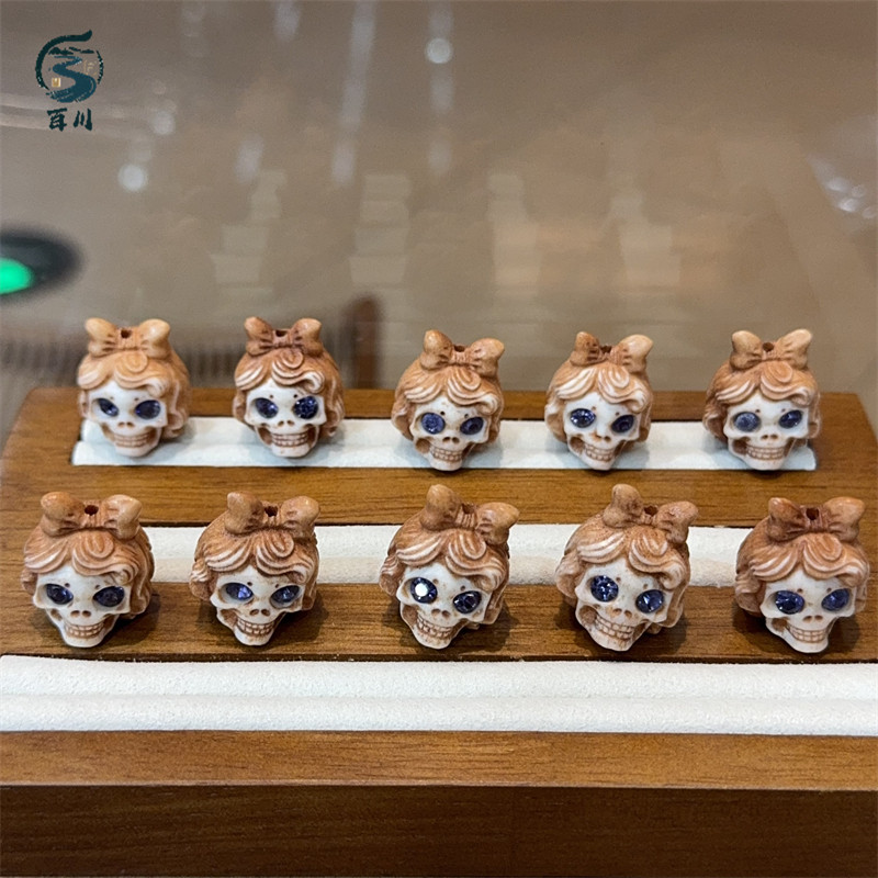 鹿角根付蝴蝶结骷髅diy配件手工编织手绳项链文玩佛珠手串珠隔珠,饰品/流行首饰/时尚饰品新,其他DIY饰品配件,淘宝优惠券,粉丝福利购,淘宝优惠卷