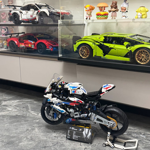 成品机械组系列保时捷911法拉利488跑车宝马RR摩托车猛禽越野车
