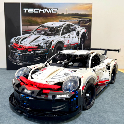 【现货发】保时捷911积木跑车