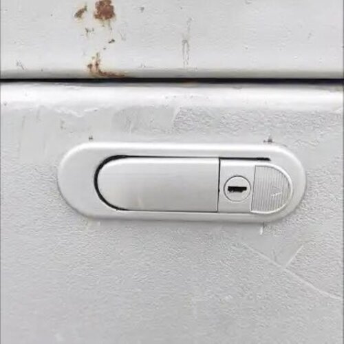 前门锁配电柜门锁跳式把手配电箱锁AB302锁机械箱锁柜锁电柜箱锁