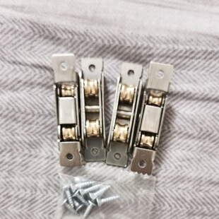 轴承轨道玻璃移门轮地滑轮门窗塑钢窗底部下面滚轮不锈钢老式88