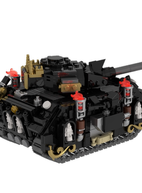 KTmocs高砖零件 惩戒者坦克 战锤40k强袭桶装水拼装积木