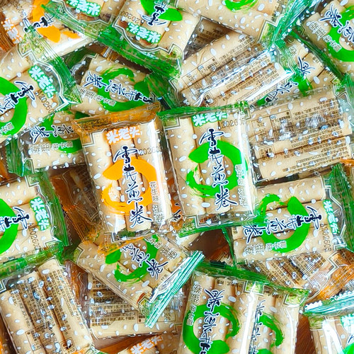 米老头雪花煎卷散装称重500g花生味椰子味蛋卷零食下午茶休闲解馋
