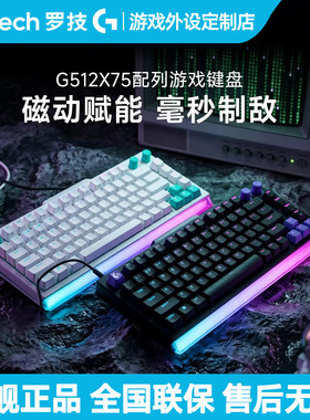 罗技G512 X 75有线磁轴键盘电脑FPS电竞游戏专用机械台式电脑通用
