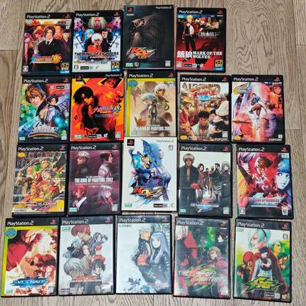 PS2主机适用 正版游戏 拳皇 街霸 等