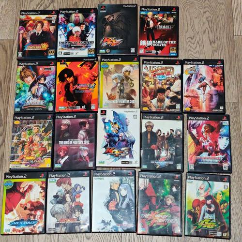 PS2主机适用 正版游戏 拳皇 街霸 等