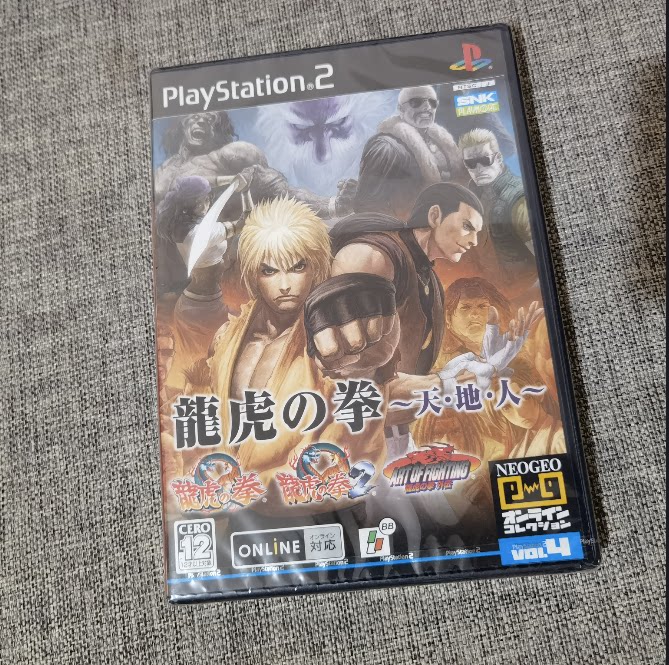 全新品 PS2 正版游戏 龙虎之拳
