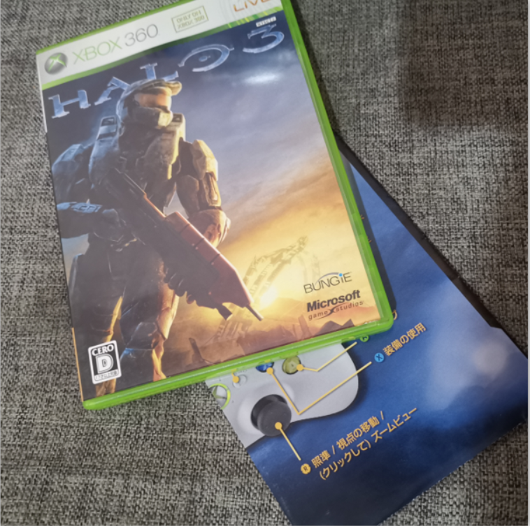 超美品 XBOX360主机适用的 正版游戏 光晕3 地图付 光环