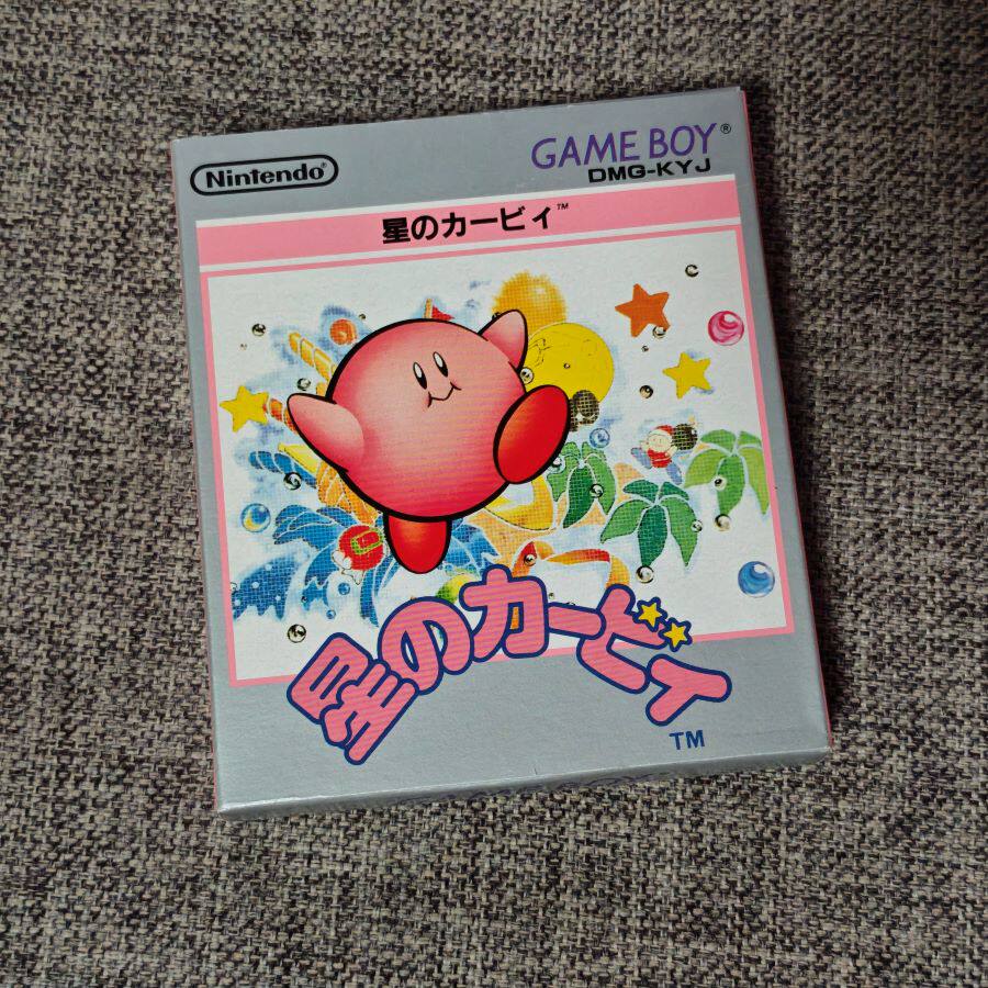 任天堂GB GBC GBA掌机适用的 正版游戏卡带 星之卡比 初代