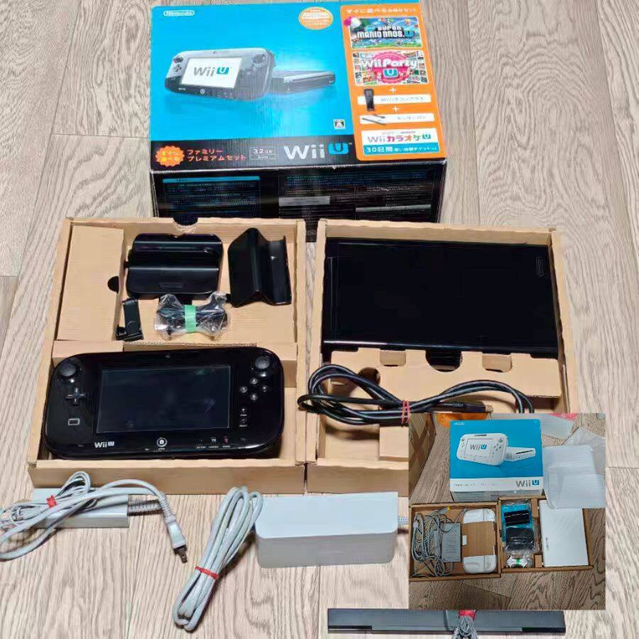 本体85新 任天堂日版原装  WIIU 32G 主机游戏机 未拆未破 白 黑
