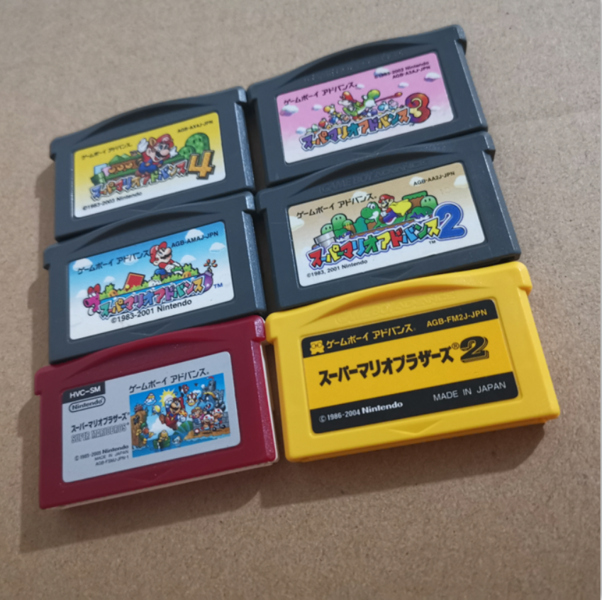 任天堂GBA NDS掌机 正版游戏卡带 超级马里奥 全套 1.2.3.4.迷你