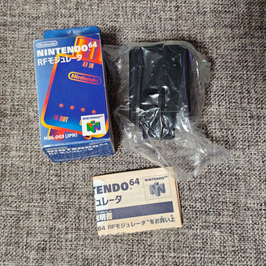 任天堂N64 主机适用 原装日版 RF 端子