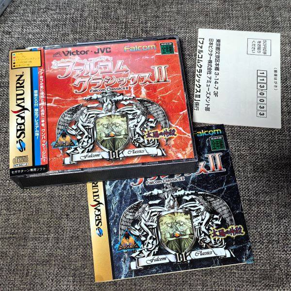 超美品 世嘉土星SS主机适用 正版游戏 FALCOM 合集 2 伊苏