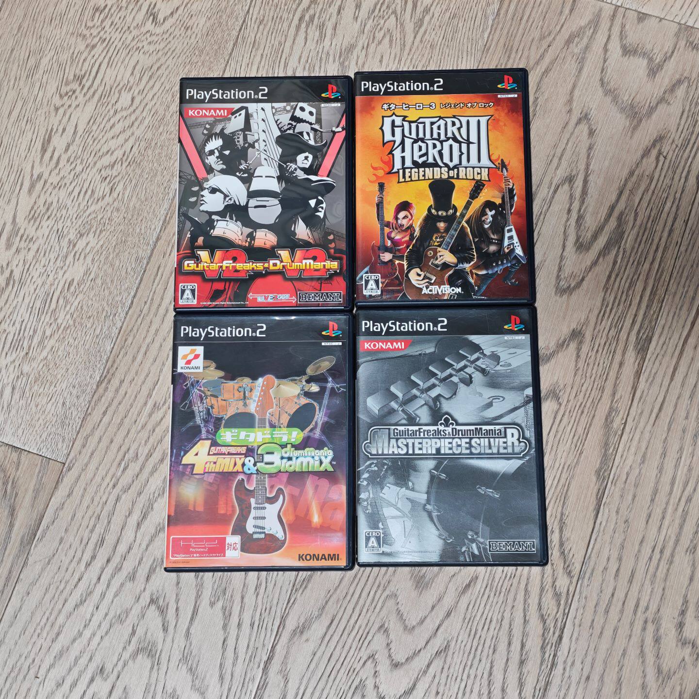 PS2 主机适用 正版游戏 狂热 吉他英雄 鼓手 高手