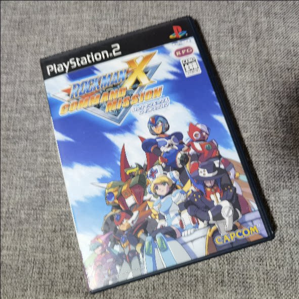 美品 ps2 的 正版游戏 洛克人 x 指令任务