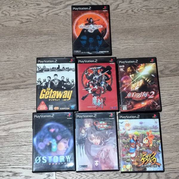 PS2 正版 吸血鬼之夜 红之海2 魔剑 大逃亡 旧世界遗产 星球传奇