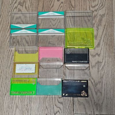 任天堂 FC SFC 游戏卡带 裸卡适用的 原装透明收纳盒 收纳壳