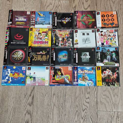 PS1 主机适用 正版游戏 柏青哥 音乐 麻将 赛马 各类 小游戏