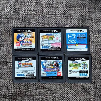 任天堂NDS 3DS掌机适用 原装正版游戏卡带 哆啦A梦 6盘裸卡全套