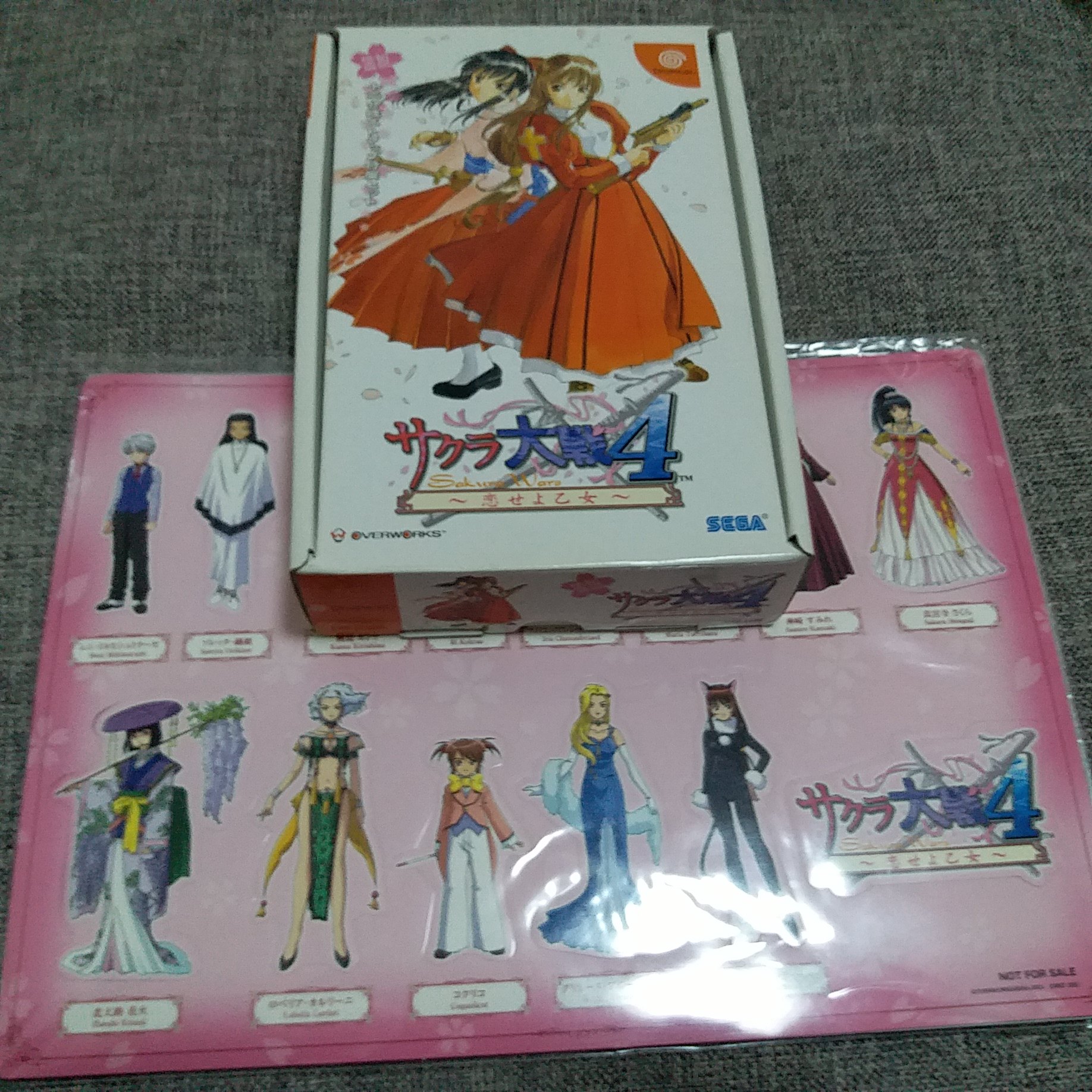 dc全新品的 樱花大战4限定版 全新预约特典