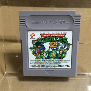 任天堂GB GBC GBA掌机适用的 正版游戏卡带 忍者神龟2 GJJHFGTYJU