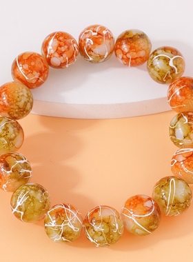 玻璃球珠时尚个性女手链1236