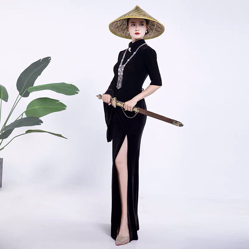 1欧美 简洁夸张大牌气质领子舞蹈跳舞走秀项链锁骨链毛衣链