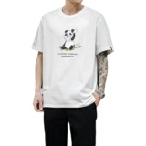 2021夏季短袖T恤男熊猫印花圆领半袖T2006，男装T恤，星座810(原QT5070)