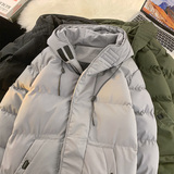 2024冬季男士中长款连帽加厚棉服潮牌大码棉衣MY9788-P115控158，男装棉衣，星座810(原QT5070)