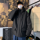 爆款主推！港风经典纯色连帽棉衣男休闲外套上衣MY6002-P110控148，男装棉衣，星座810(原QT5070)