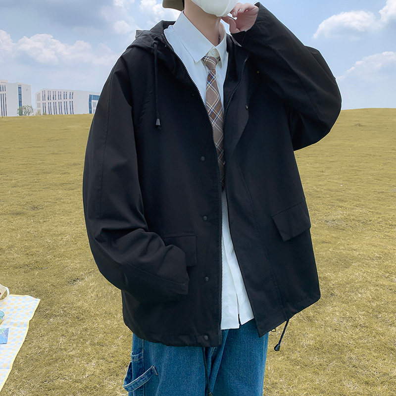 2024春港风外套男连帽上衣潮流cityboy夹克冲锋衣J5006-P85控108,男装夹克,星座810(原QT5070)