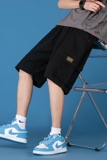 2021夏季新款港风短裤男休闲潮流5分裤子哈伦裤D，男装休闲裤，星座810(原QT5070)