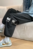 2022春季新款九分裤印花宽松阔腿裤男士哈伦裤，男装休闲裤，星座810(原QT5070)