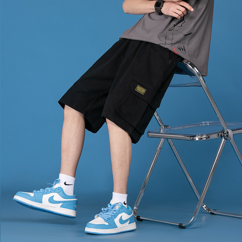 2021夏季新款港风短裤男休闲潮流5分裤子哈伦裤D,男装休闲裤,星座810(原QT5070)