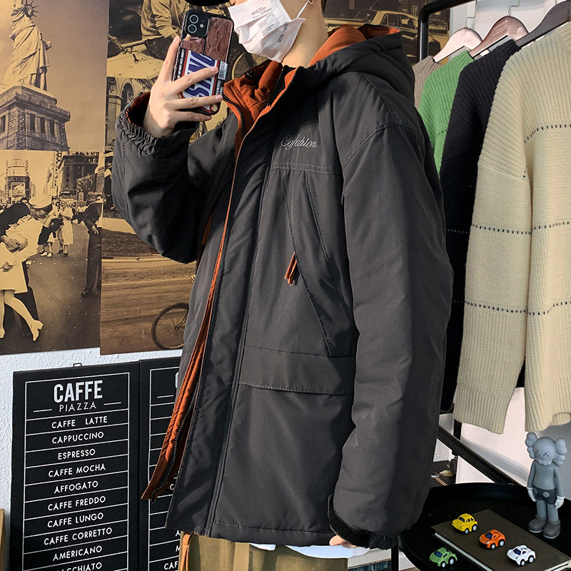 海报景港风棉袄男士连帽工装多口袋棉衣冬装棉服SY03,男装棉衣,星座810(原QT5070)