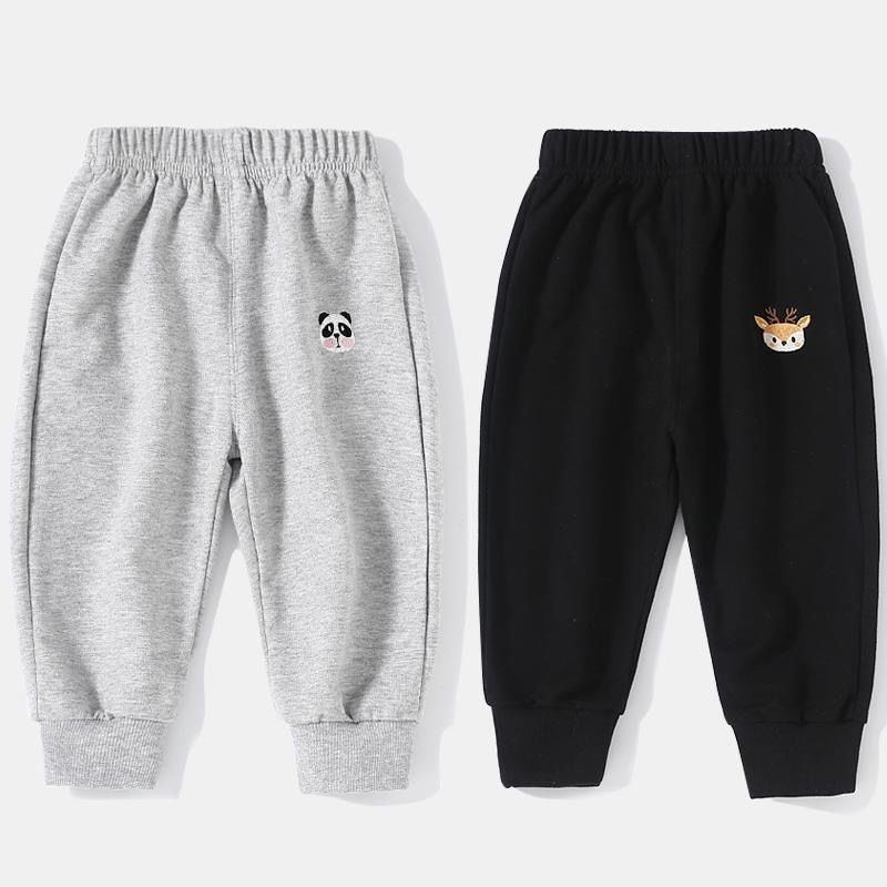 婴儿裤子春秋外穿薄款纯棉男女儿童休闲卫裤2025新款宝宝冬装长裤