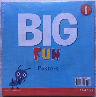 培生朗文幼儿英语原版进口 big fun 1 挂图 一册