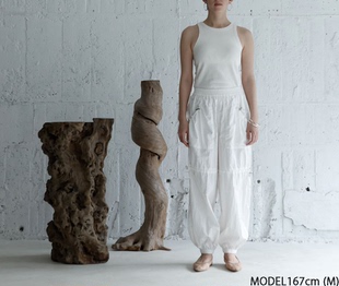 休闲裤 独家原单2023夏季 束脚裤 女 新多口袋松紧腰薄款 日单sear