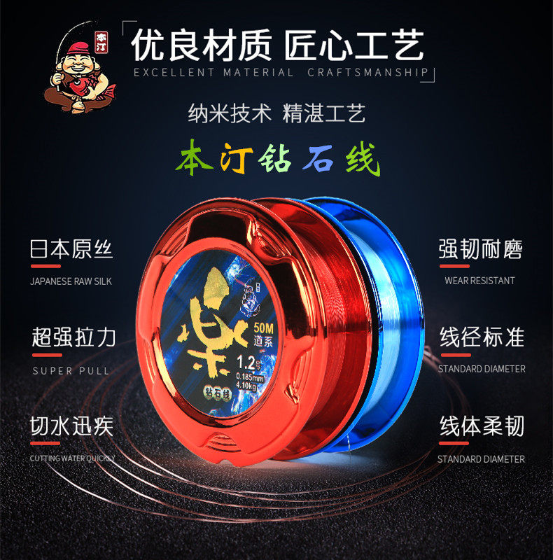 本汀鱼线主线超柔软尼龙