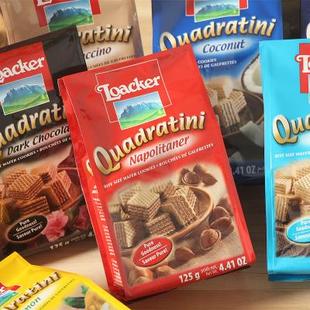 临期特卖特价Loacker莱家意大利进口威化饼干休闲巧克力夹心零食