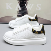 鞋 男潮鞋 厚底内增高小白鞋 男士 夏季 白鞋 板鞋 子透气男鞋 休闲情侣款