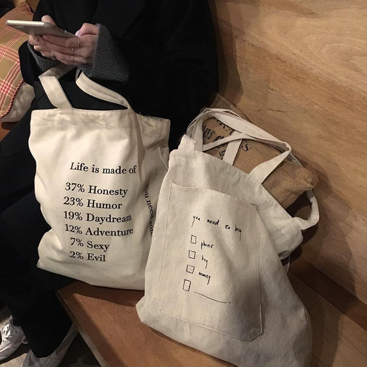 2017 New Korea INS Same item Versatile Canvas shoulder bag Canvas bag Female bag Bagin the Leather/Lady bags/Men's bag, Ms. bags  category - from Buy2taobao.com to provide professional Taobao agent buy service