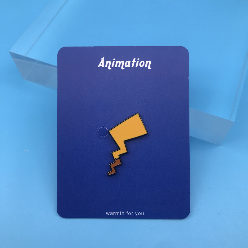 皮卡丘 闪电 尾巴 胸针 宠物小精灵 口袋妖怪 宝可梦 精灵球徽章