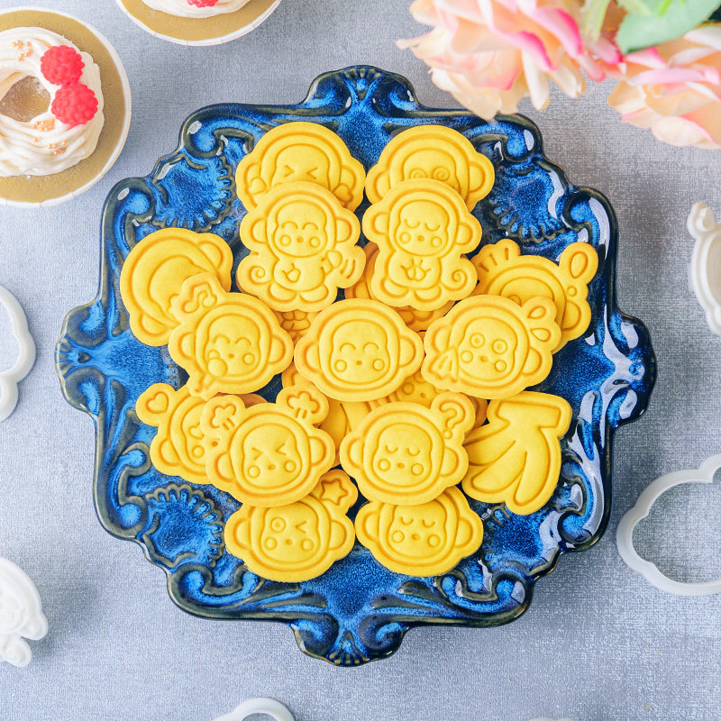 三丽鸥淘气猴饼干模具卡通可爱 立体小号曲奇切模亲子DIY烘焙工具