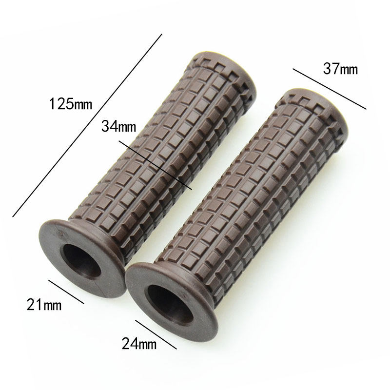 MAVERICKS 전기 자동차 개조 핸들 바 오토바이 액세서리 복고풍 오토바이 핸들 바 고무 격자 무늬 핸들 바 그립에 적합
